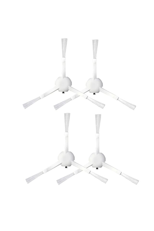 Dreame F9 Robot Süpürge Uyumlu 4'lü Yan Fırça- Yedek Parça Seti