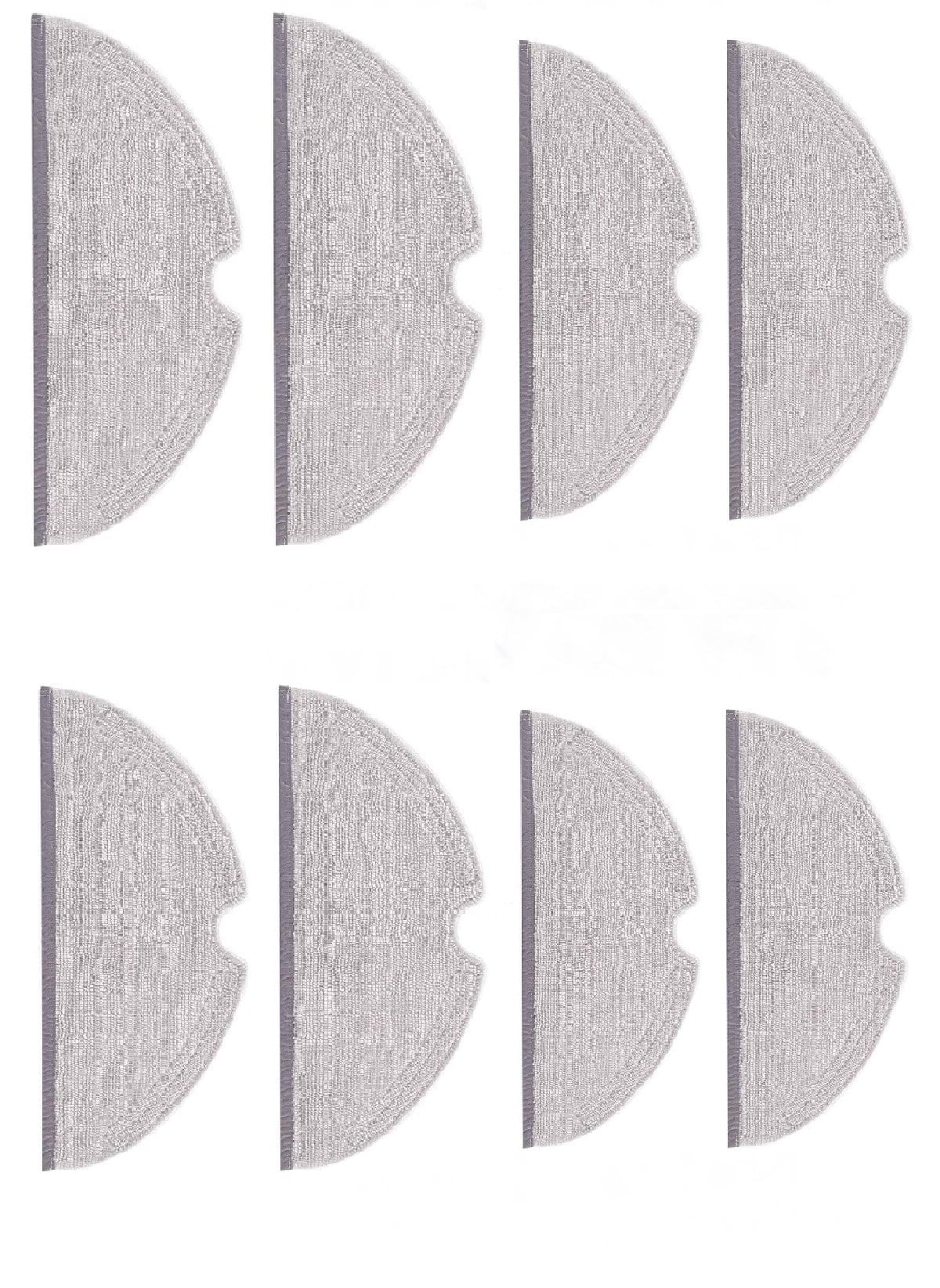 Roborock S6 Pure Robot Süpürge Uyumlu 8'li Mop Bezi