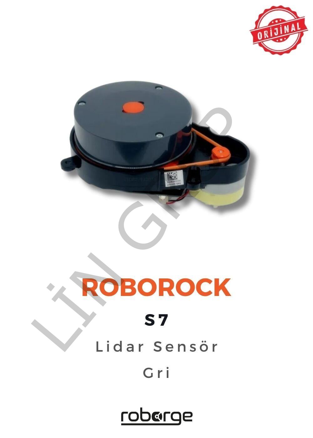 Roborock S7 Robot Süpürge Uyumlu Lidar Sensör - Gri - Orijinal Ürün