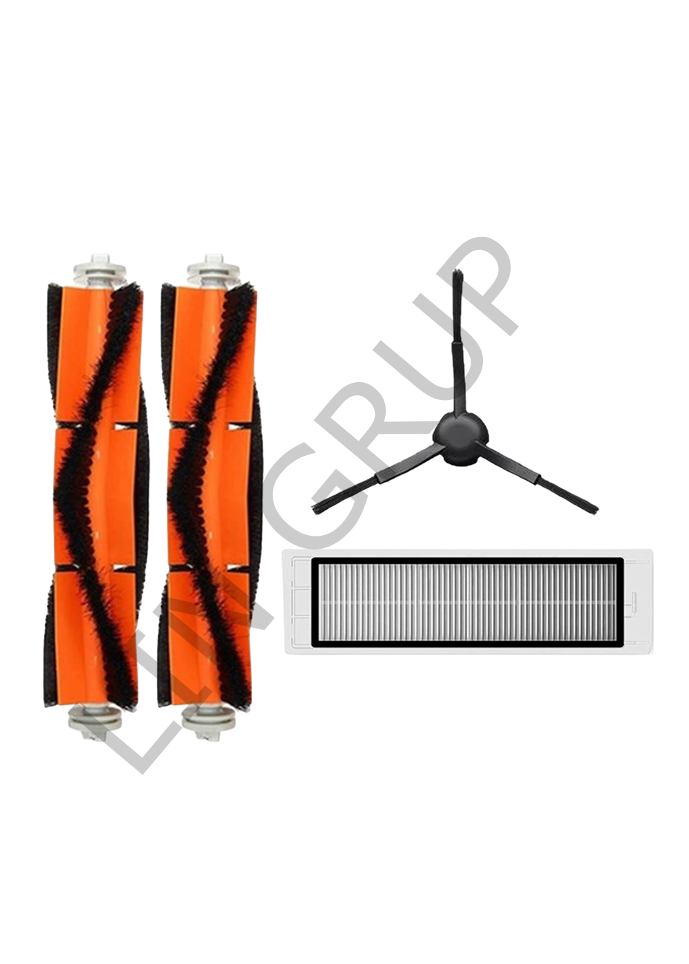 Xiaomi Vacuum Mop 2 Ultra (STYTJ05ZHMHW) Robot Süpürge Uyumlu 4'lü Yedek Parça Seti