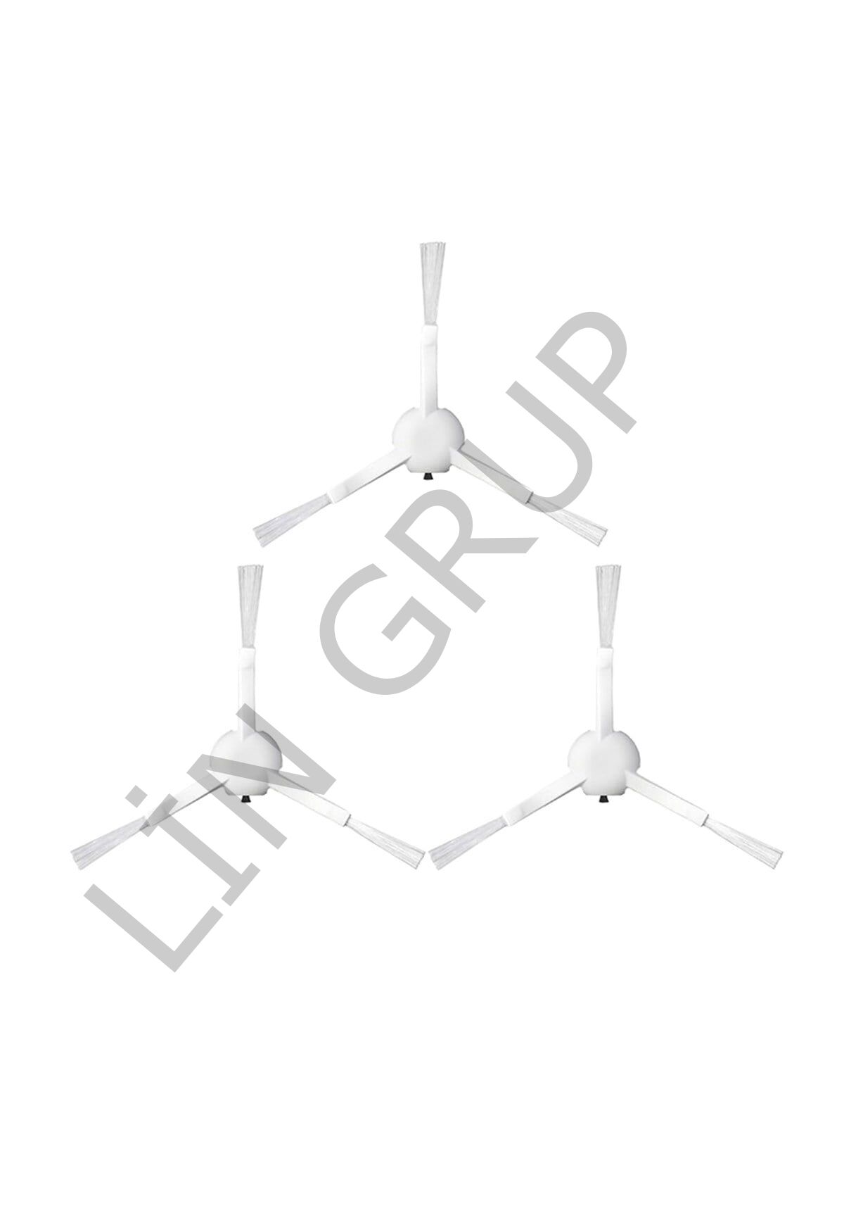 Xiaomi Vacuum Mop 2C  Robot Süpürge Uyumlu 3'lü Yan Fırça