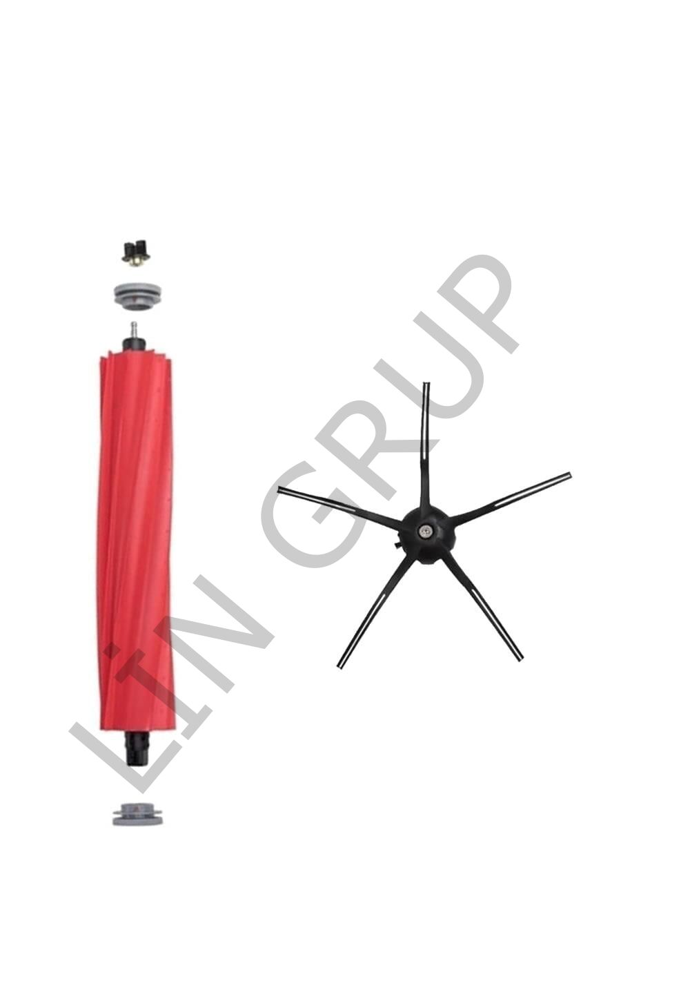 Roborock Q Revo Robot Süpürge Uyumlu 2'li Yedek Parça Seti