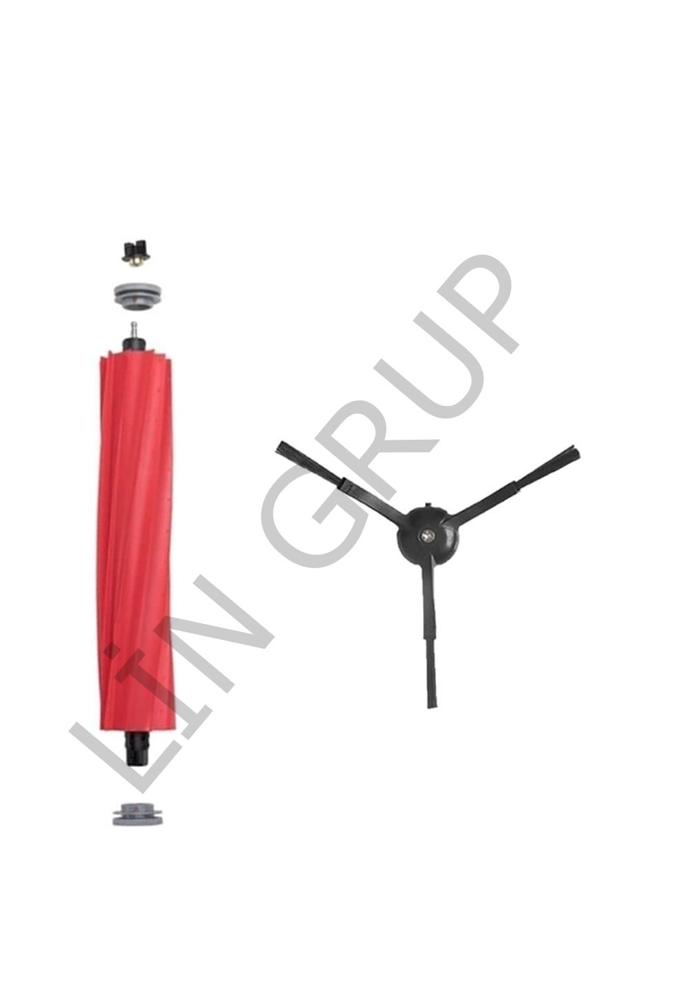 Roborock Q Revo Robot Süpürge Uyumlu 2'li Yedek Parça Seti