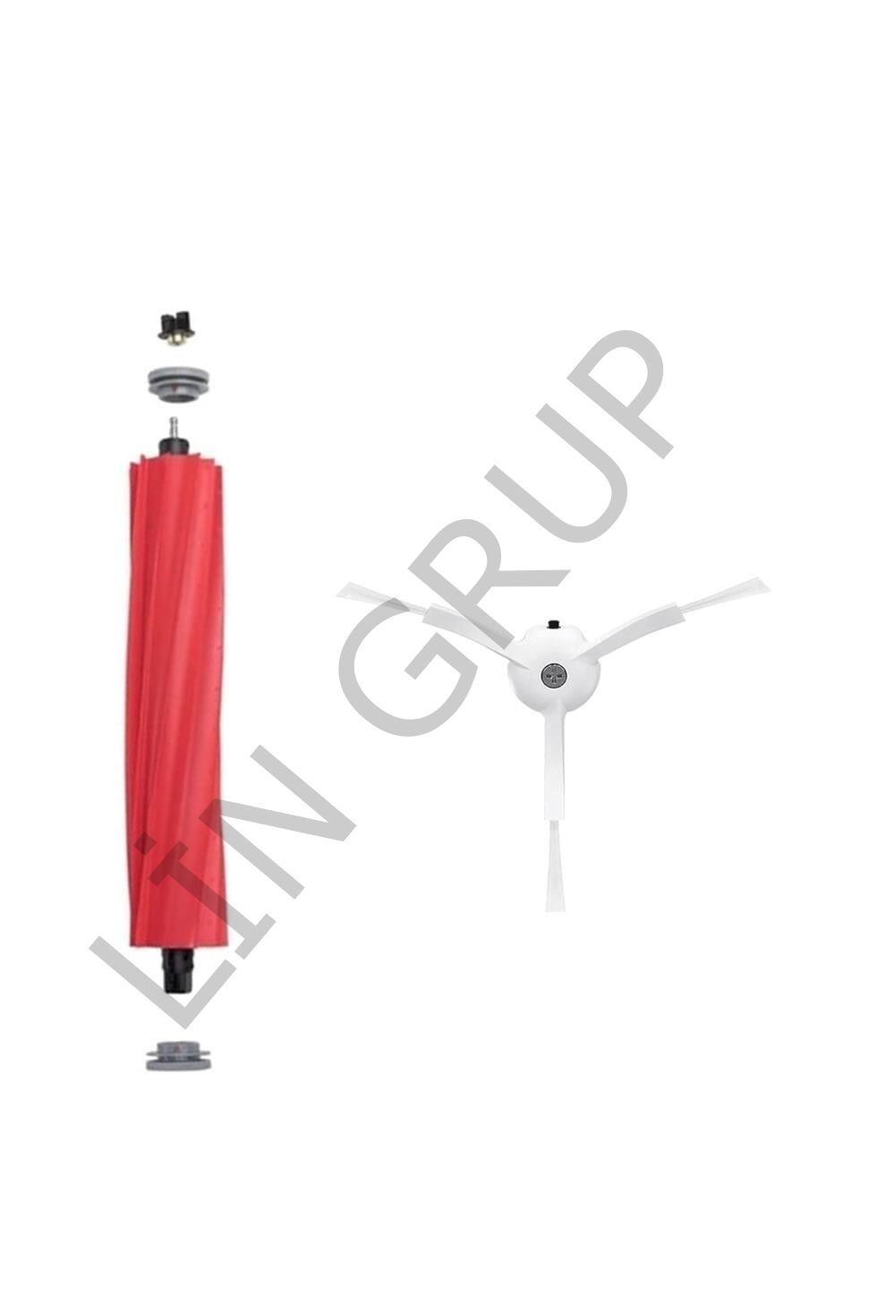 Roborock Q Revo Robot Süpürge Uyumlu 2'li Yedek Parça Seti