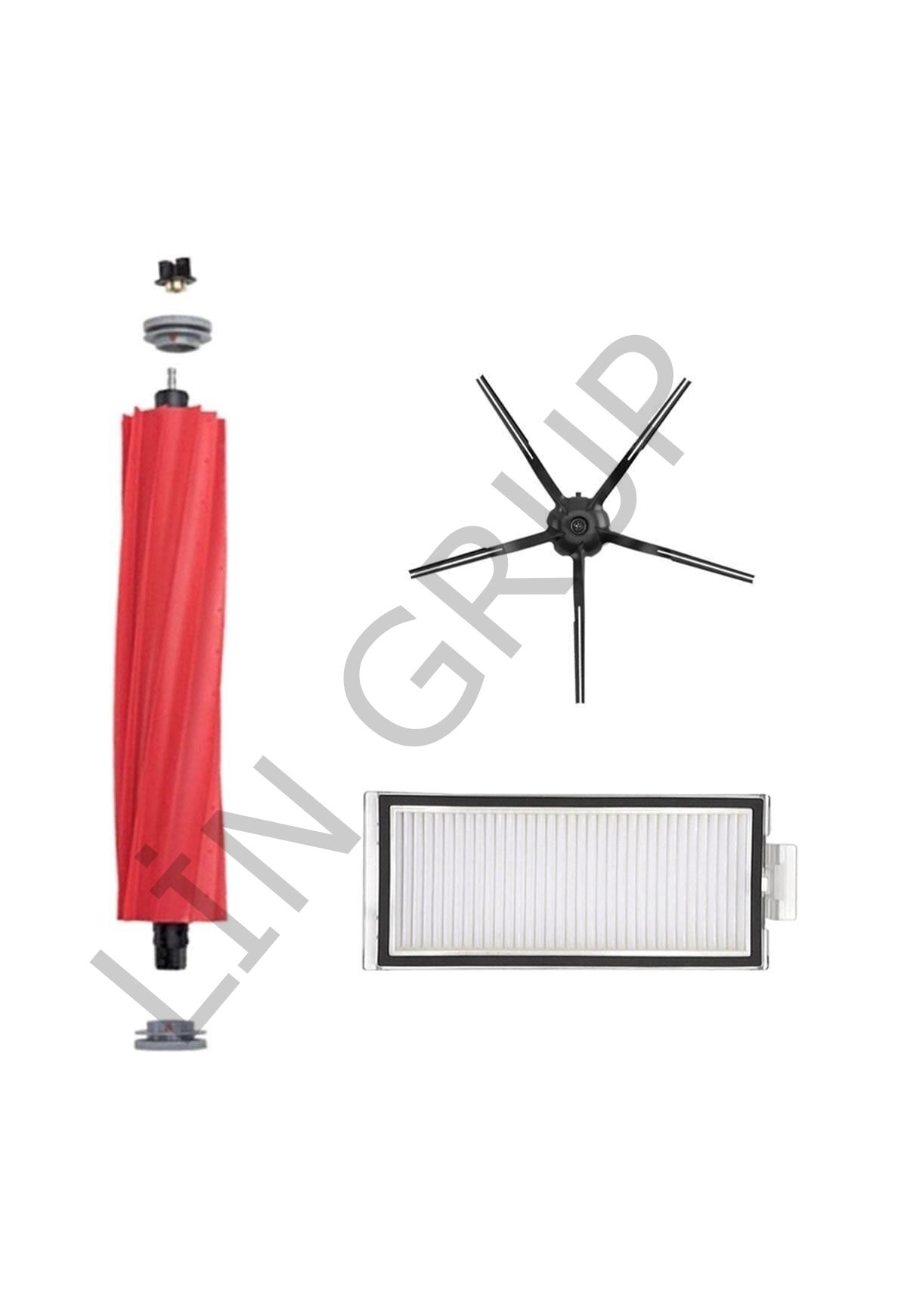 Roborock Q7 Max  Robot Süpürge Uyumlu 3'lüi Yedek Parça Seti