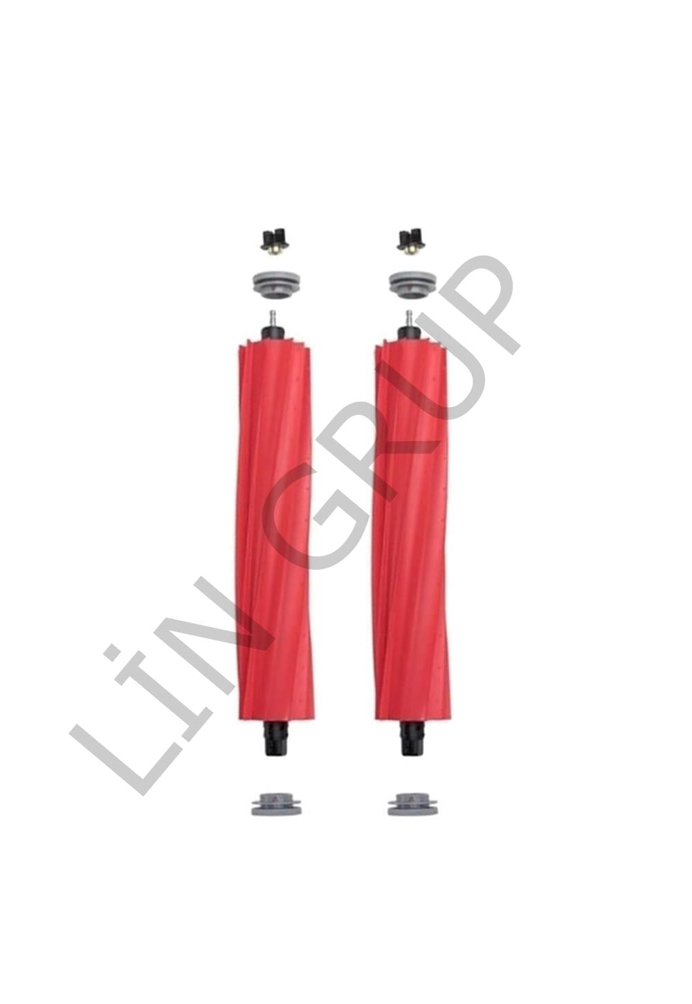 Roborock Q Revo Robot Süpürge Uyumlu 2'li Ana Fırça-Yedek Parça