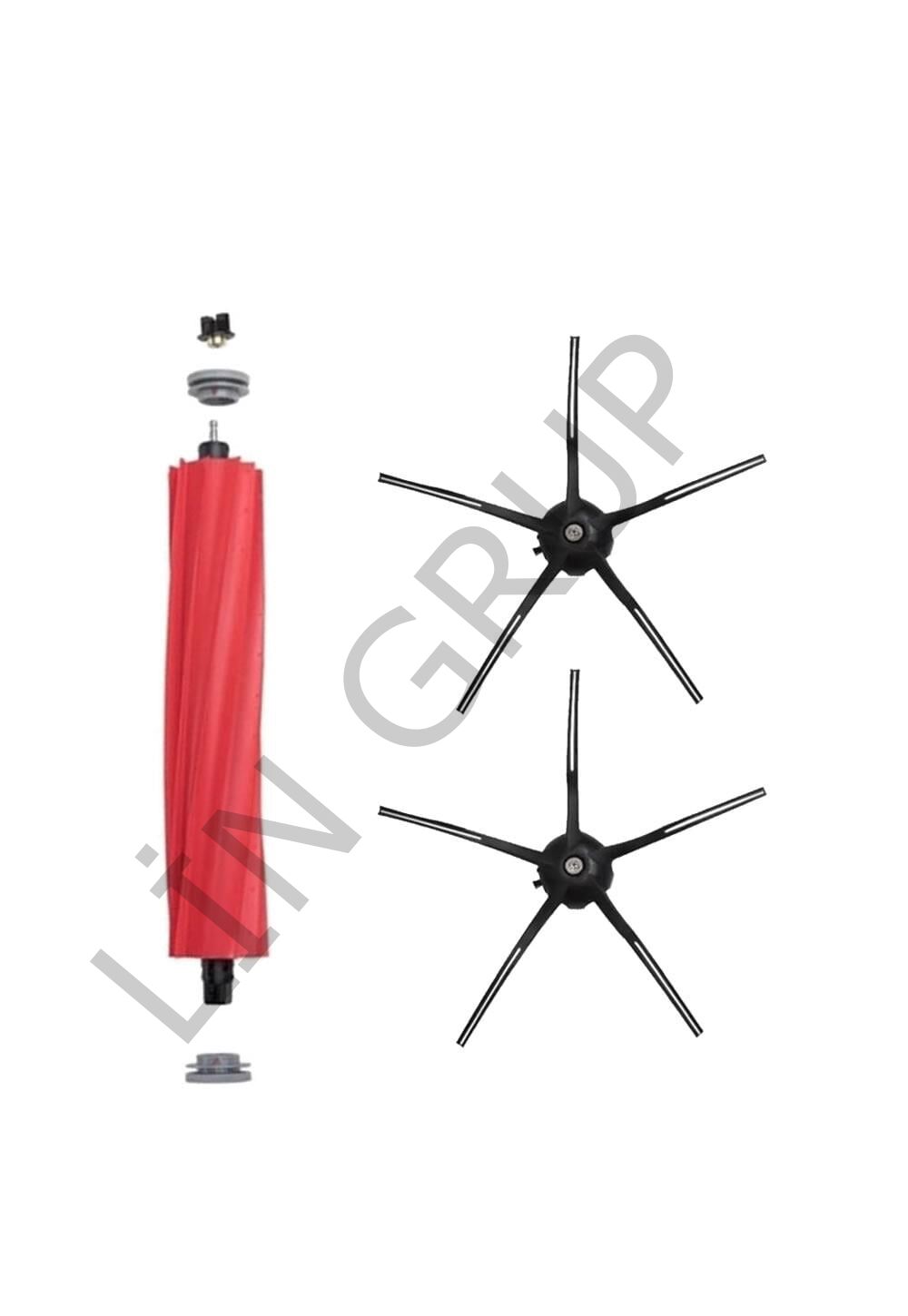 Roborock Q Revo Robot Süpürge Uyumlu 3'lü Yedek Parça Seti