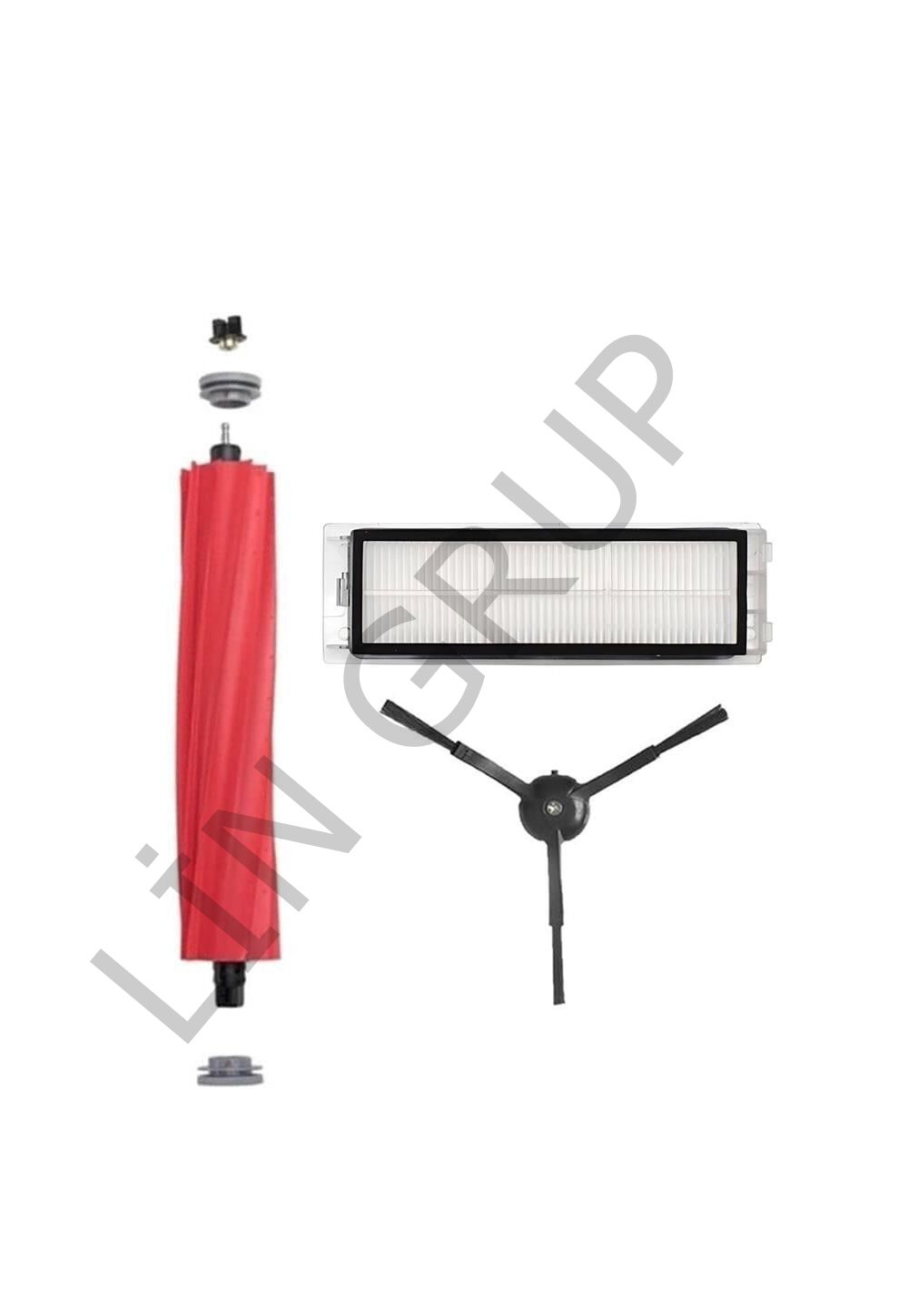 Roborock Q Revo Robot Süpürge Uyumlu 3'lü Yedek Parça Seti