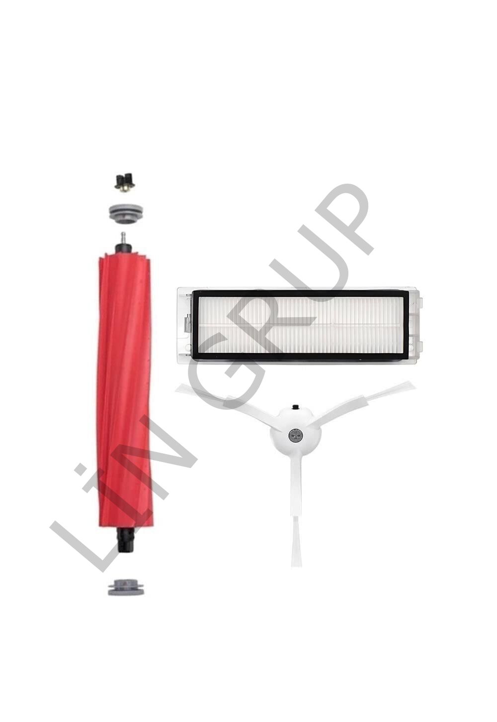 Roborock Q Revo Robot Süpürge Uyumlu 3'lü Yedek Parça Seti