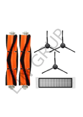 Xiaomi Vacuum Mop 2 Ultra (STYTJ05ZHMHW) Robot Süpürge Uyumlu 6'lı Yedek Parça Seti