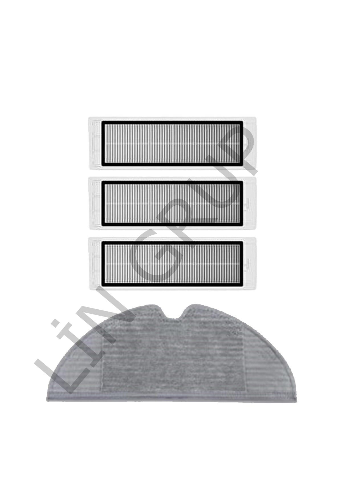 Xiaomi Vacuum Mop 2C  Robot Süpürge Uyumlu 4'lü Yedek Parça Seti