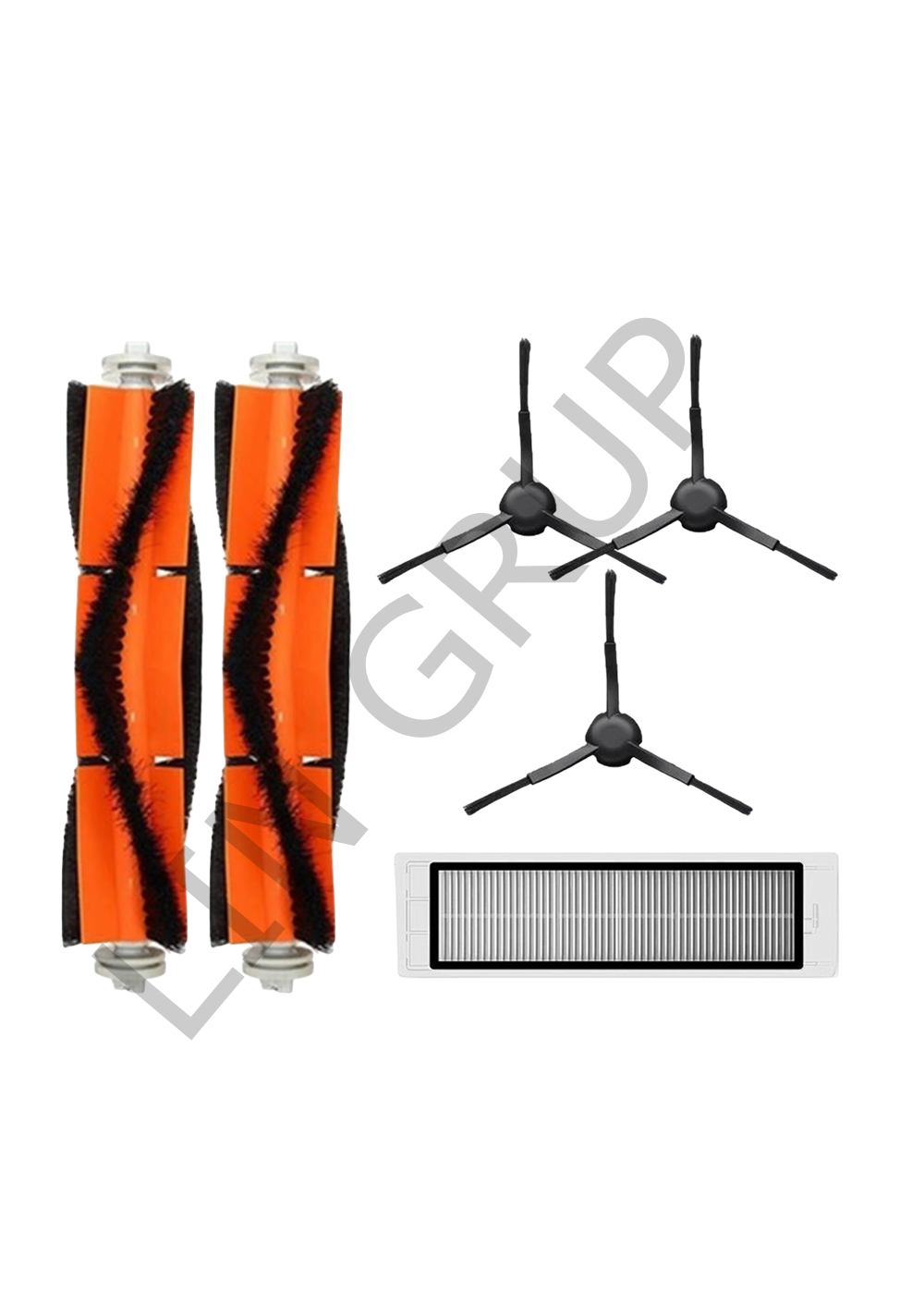 Xiaomi Vacuum Mop 2 Ultra (STYTJ05ZHMHW) Robot Süpürge Uyumlu 6'lı Yedek Parça Seti