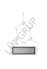 Xiaomi Vacuum Mop 2C  Robot Süpürge Uyumlu 4'lü Yedek Parça Seti