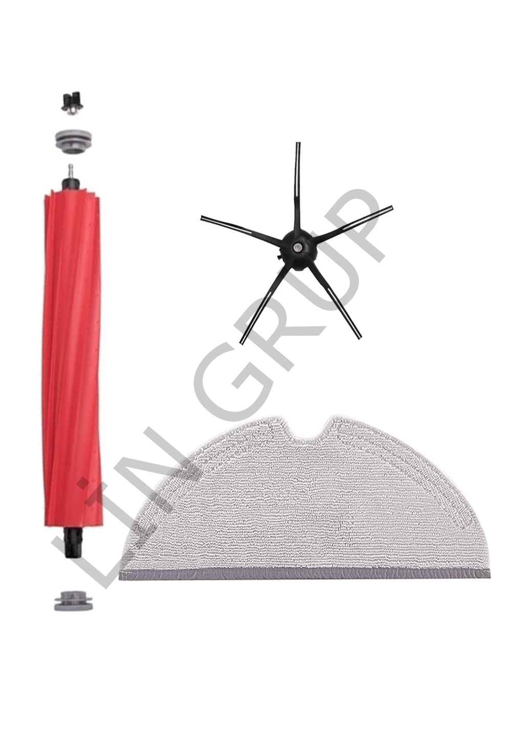 Roborock Q7 Max  Robot Süpürge Uyumlu 3'lü -Yedek Parça Seti