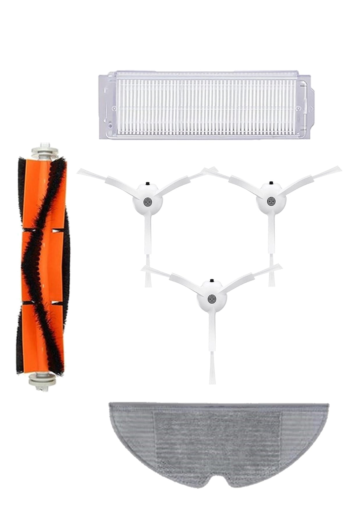 Xiaomi Vacuum Mop 2 Pro (MJST1SHW) Robot Süpürge Uyumlu 6'lı Yedek Parça Seti