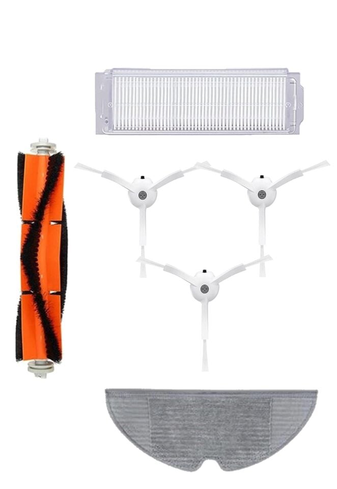Xiaomi Vacuum Mop 2 Pro (MJST1SHW) Robot Süpürge Uyumlu 6'lı Yedek Parça Seti