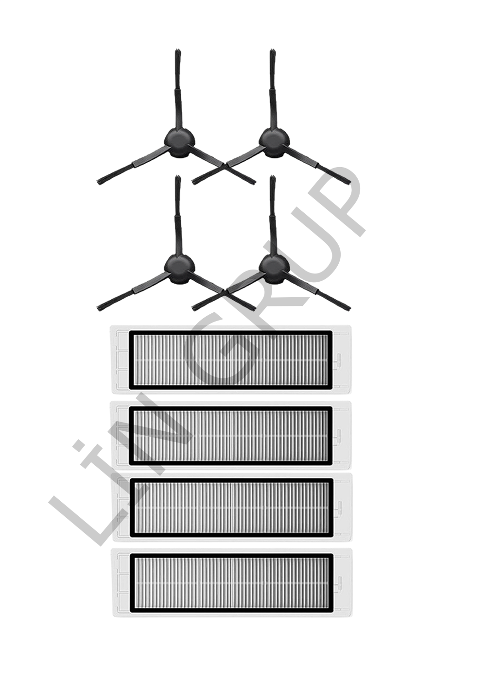 Xiaomi Vacuum Mop 2 Ultra (STYTJ05ZHMHW) Robot Süpürge Uyumlu 8'li Yedek Parça Seti