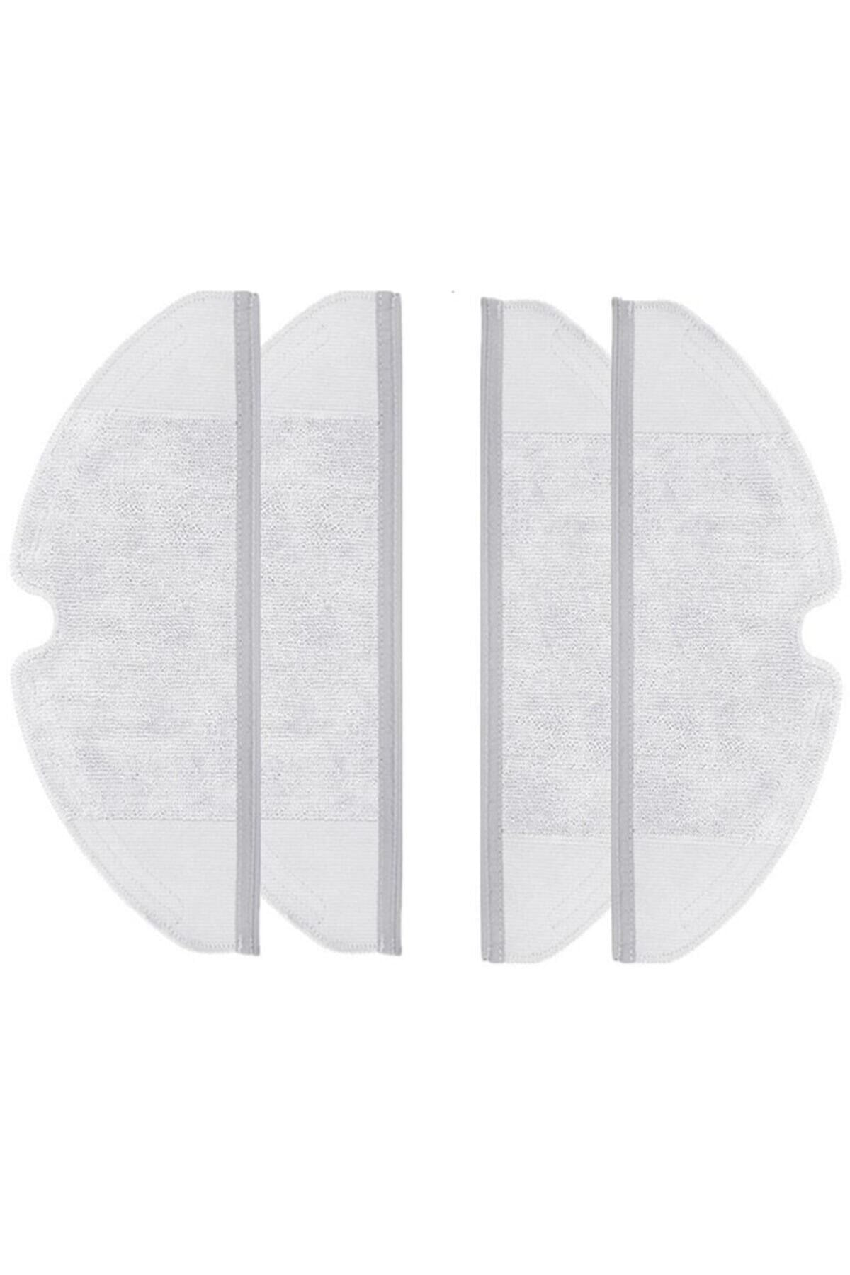 Dreame D9 Robot Süpürge Uyumlu 4'li Mop Bezi- Yedek Parça Seti