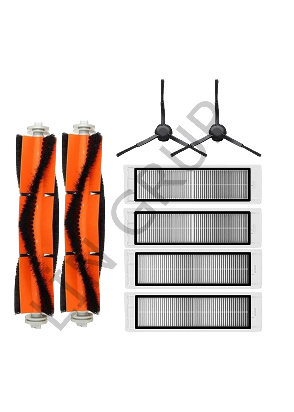 Xiaomi Vacuum Mop 2 Ultra (STYTJ05ZHMHW) Robot Süpürge Uyumlu 8'li Yedek Parça Seti