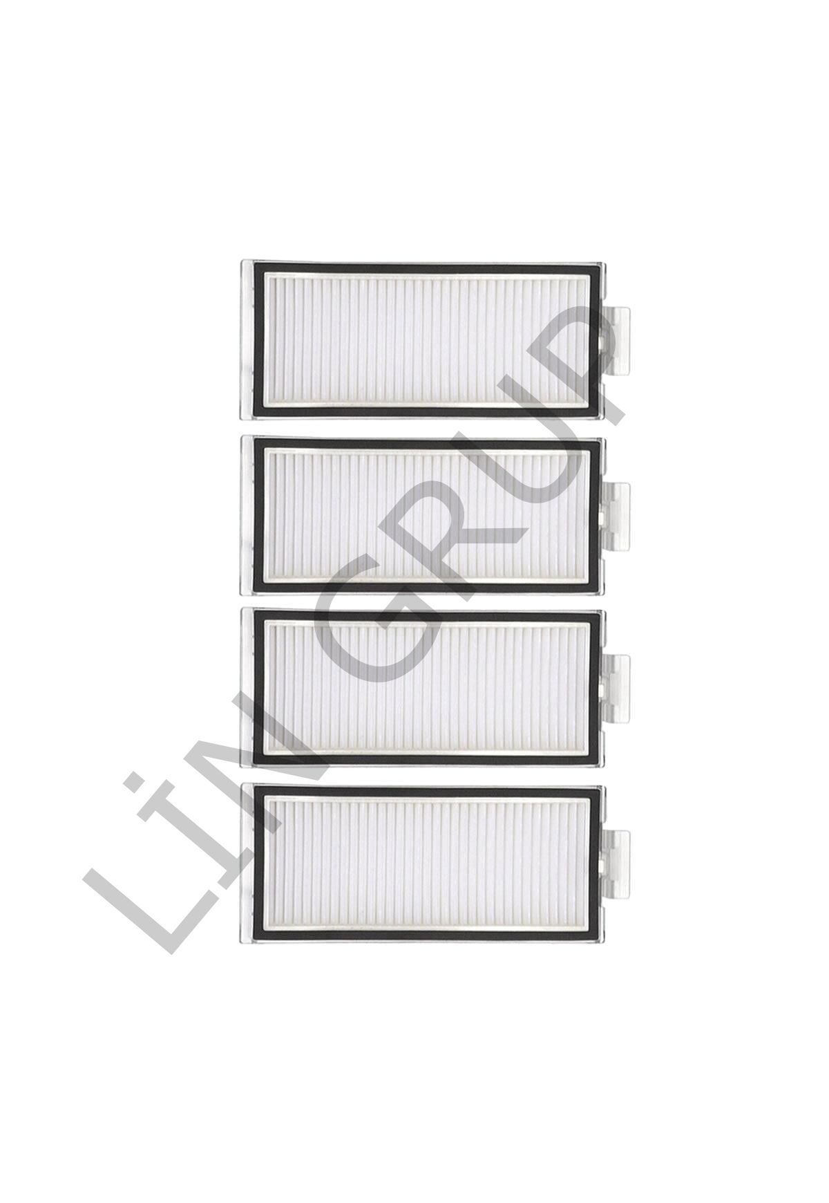 Roborock Q7 Max  Robot Süpürge Uyumlu 4'lü Hepa Filtre Seti