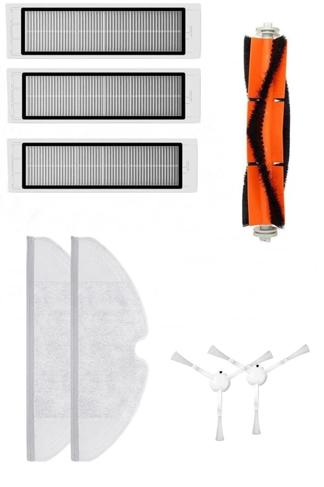 Dreame D9 Robot Süpürge Uyumlu 8'li Yedek Parça Seti