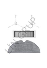 Xiaomi Vacuum Mop 2C  Robot Süpürge Uyumlu 4'lü Yedek Parça Seti