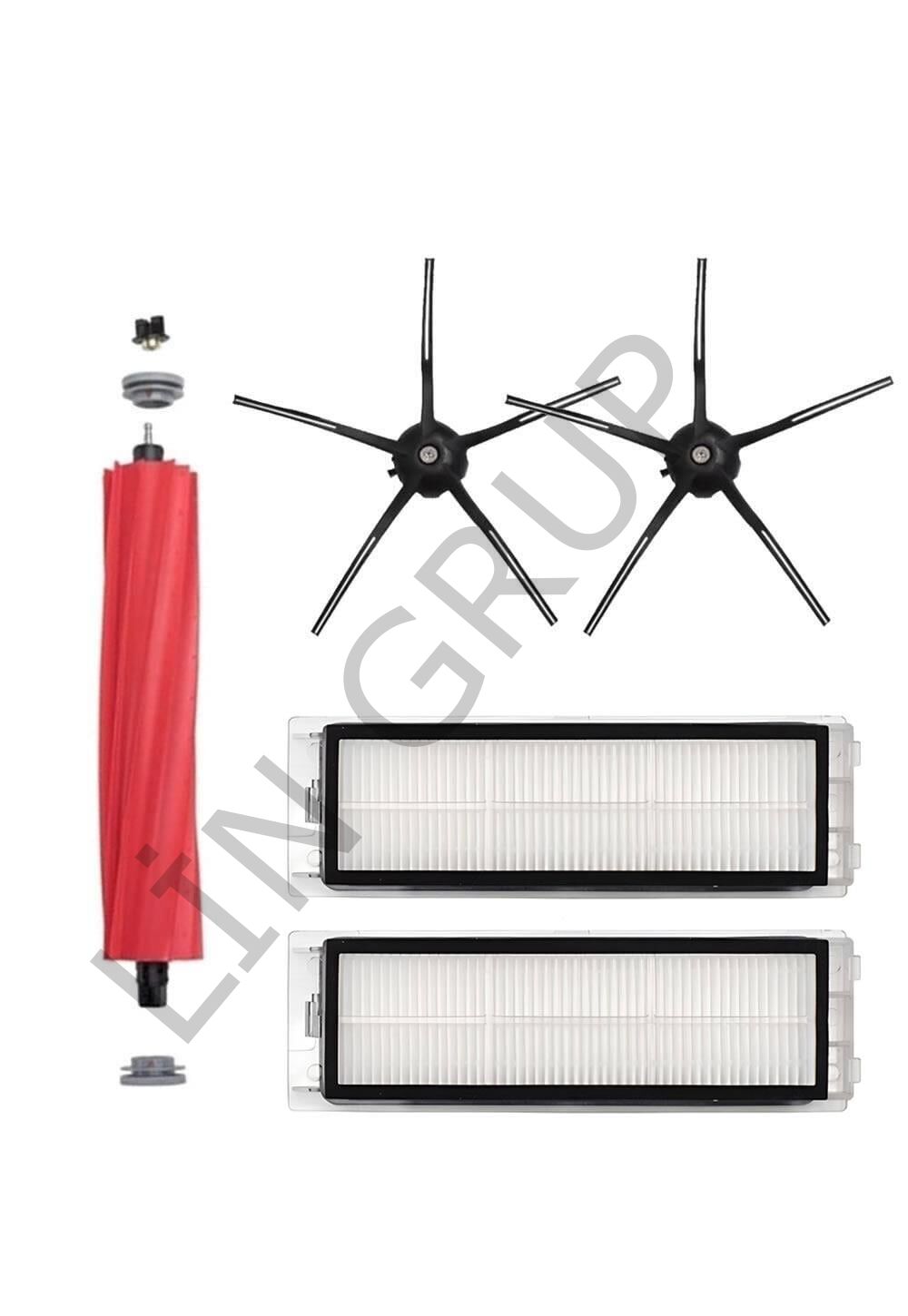Roborock Q Revo Robot Süpürge Uyumlu 5'li Yedek Parça Seti