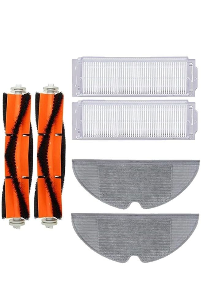 Xiaomi Vacuum Mop 2 Pro (MJST1SHW) Robot Süpürge Uyumlu 6'lı Yedek Parça Seti