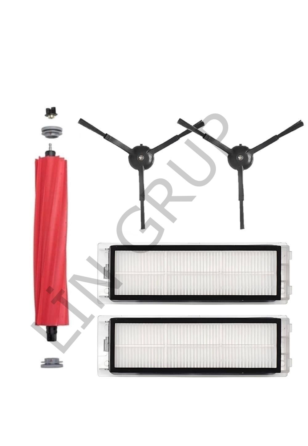Roborock Q Revo Robot Süpürge Uyumlu 5'li Yedek Parça Seti