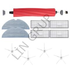 Roborock S7+ Robot Süpürge Uyumlu 11'li Yedek Parça Seti