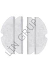 Xiaomi Vacuum Mop 2C  Robot Süpürge Uyumlu 4'li Mop Bezi- Yedek Parça Seti