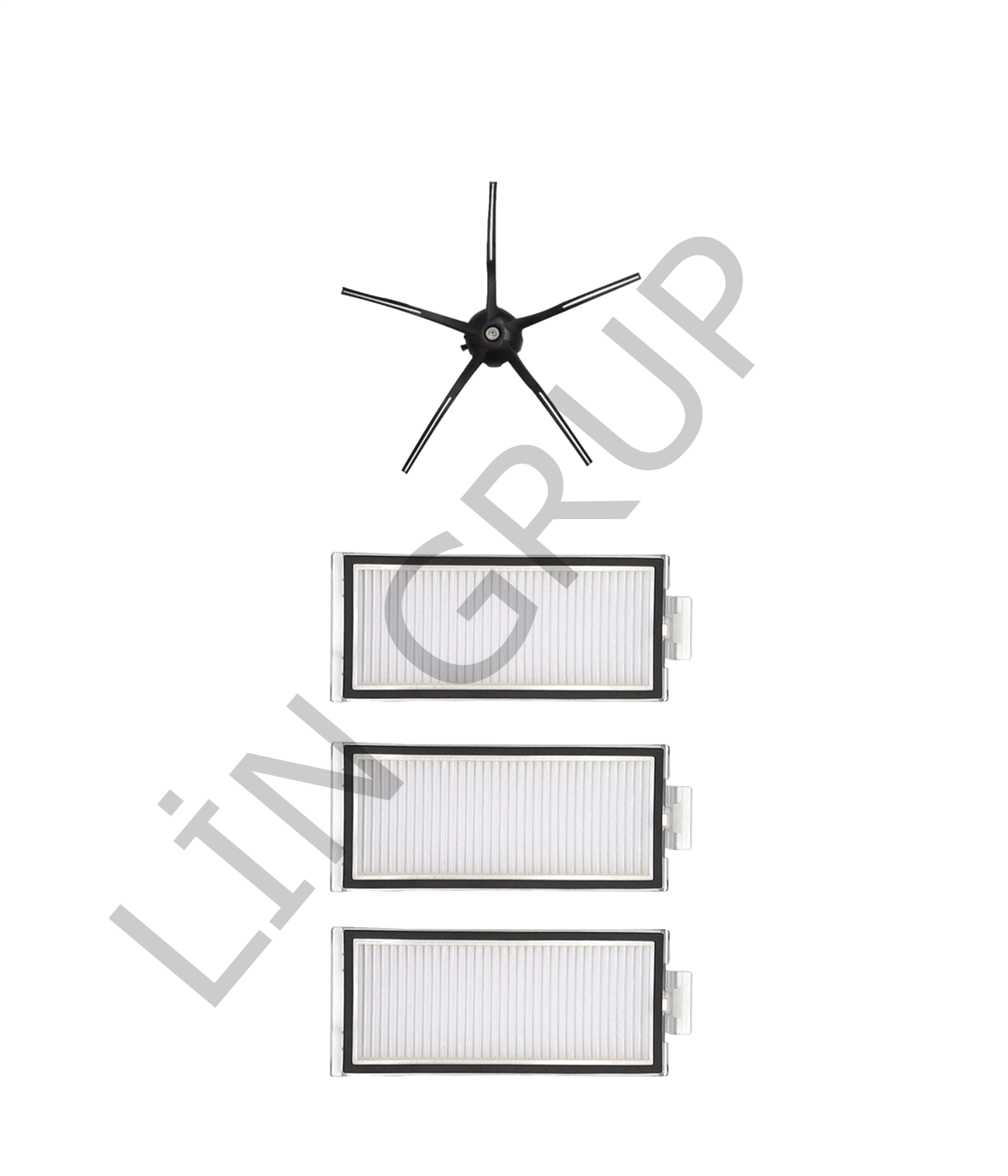 Roborock Q7 Max  Robot Süpürge Uyumlu 4'lü Yedek Parça Seti