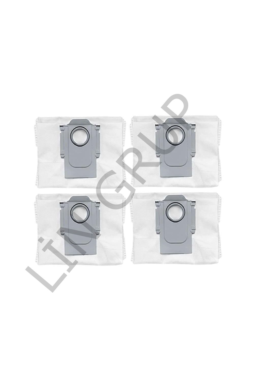 Roborock Q Revo Robot Süpürge Uyumlu 4'lü Toz Torbası