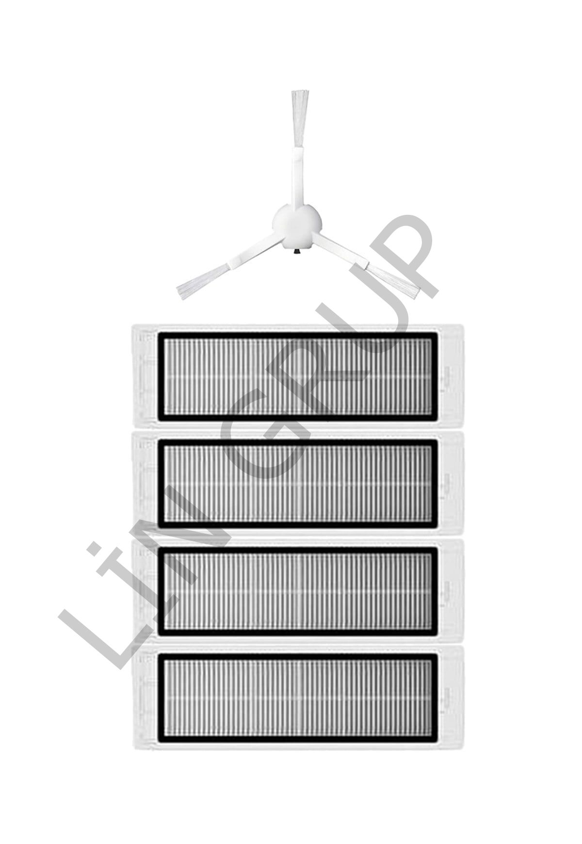 Xiaomi Vacuum Mop 2C  Robot Süpürge Uyumlu 5'li Yedek Parça Seti