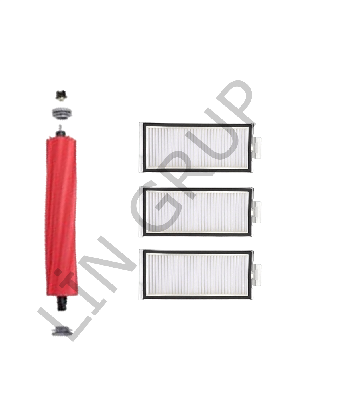 Roborock Q7 Max  Robot Süpürge Uyumlu 4'lü Yedek Parça Seti