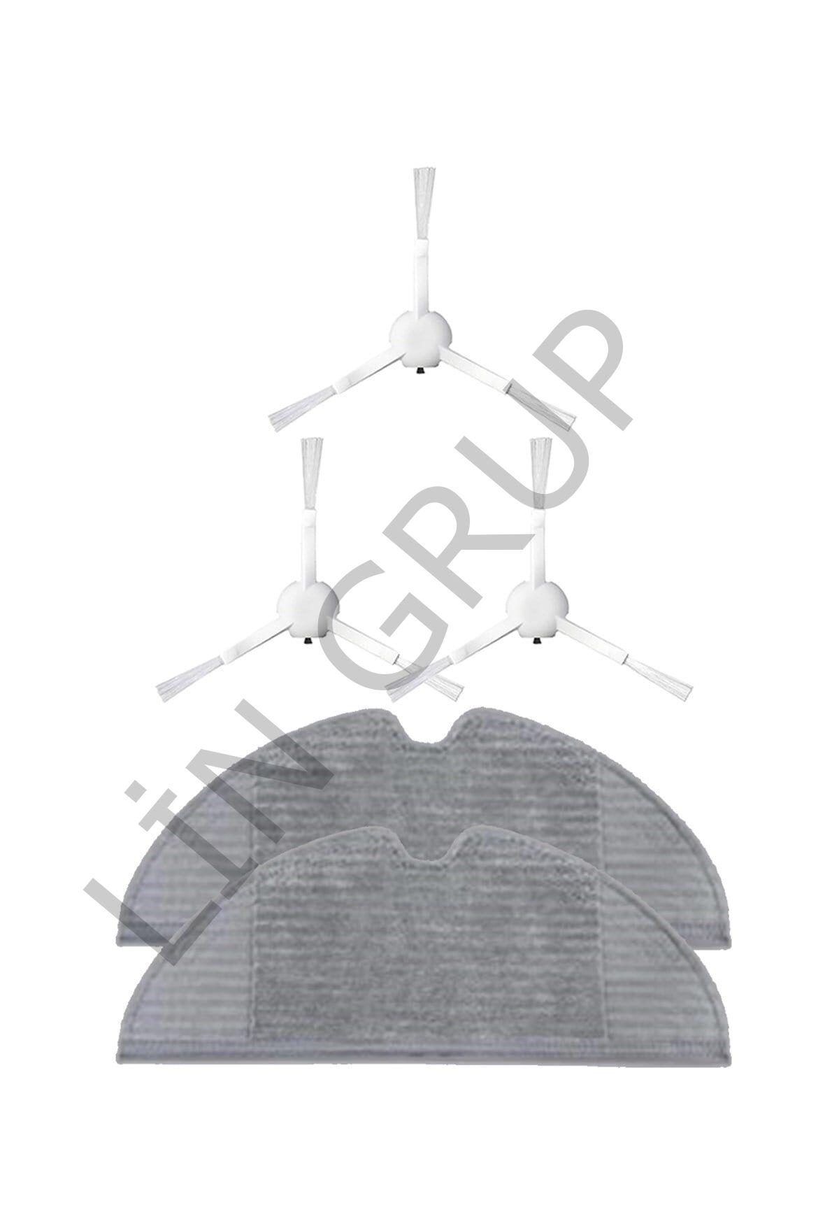 Xiaomi Vacuum Mop 2C  Robot Süpürge Uyumlu 5'li Yedek Parça Seti