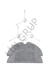 Xiaomi Vacuum Mop 2C  Robot Süpürge Uyumlu 5'li Yedek Parça Seti