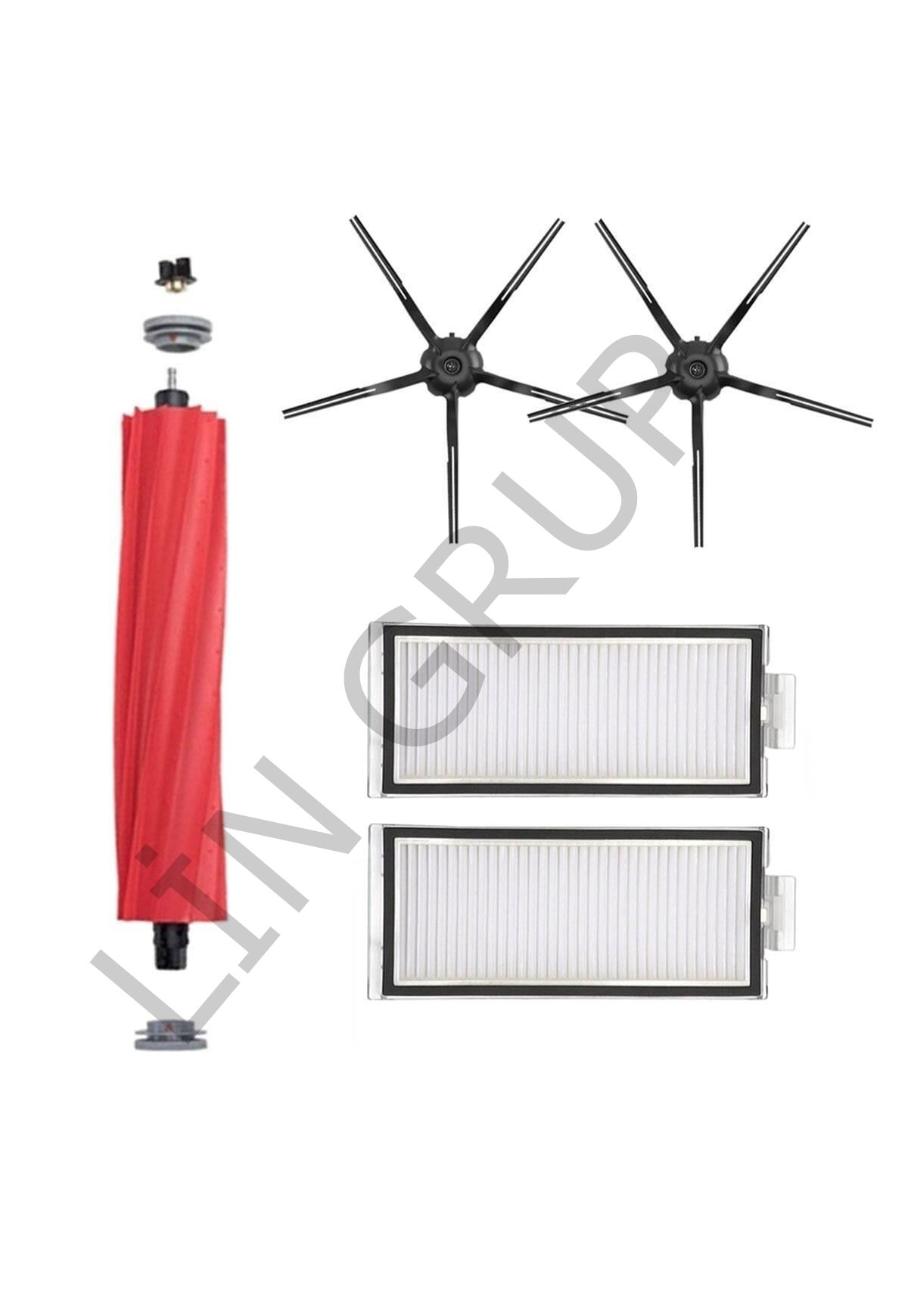 Roborock Q7 Max  Robot Süpürge Uyumlu 5'li Yedek Parça Seti