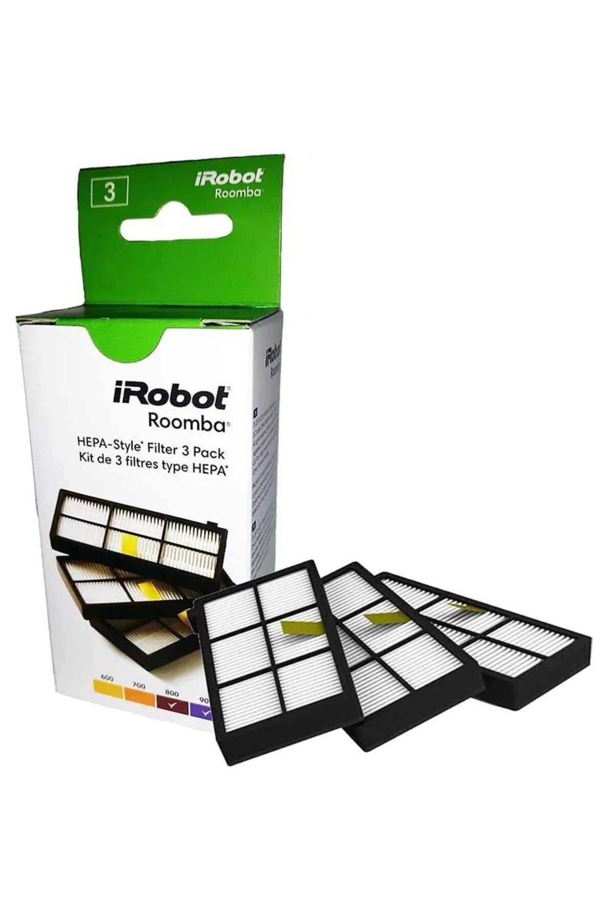 Roomba 800 900 serisi ile uyumlu ORİJİNAL Hepa Filtre  3'lü