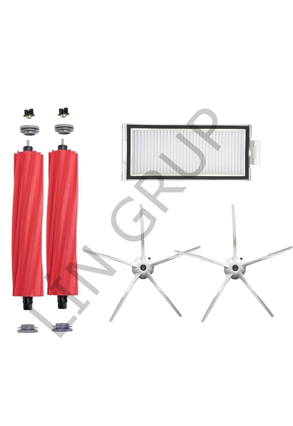 Roborock Q7 Max  Robot Süpürge Uyumlu 5'li Yedek Parça Seti