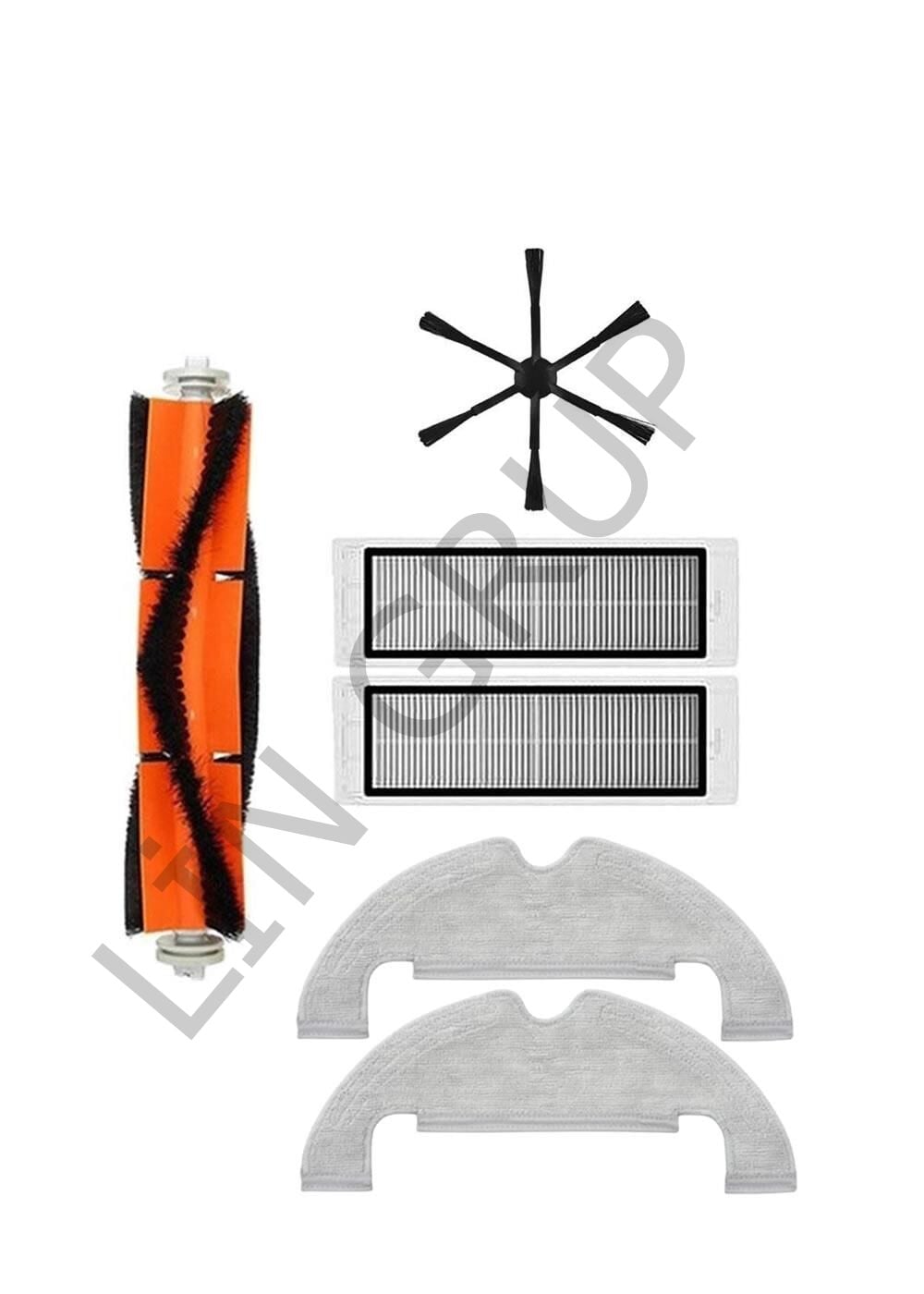 Xiaomi Vacuum Mop 2 Ultra (STYTJ05ZHMHW) Robot Süpürge Uyumlu 6'lı Yedek Parça Seti