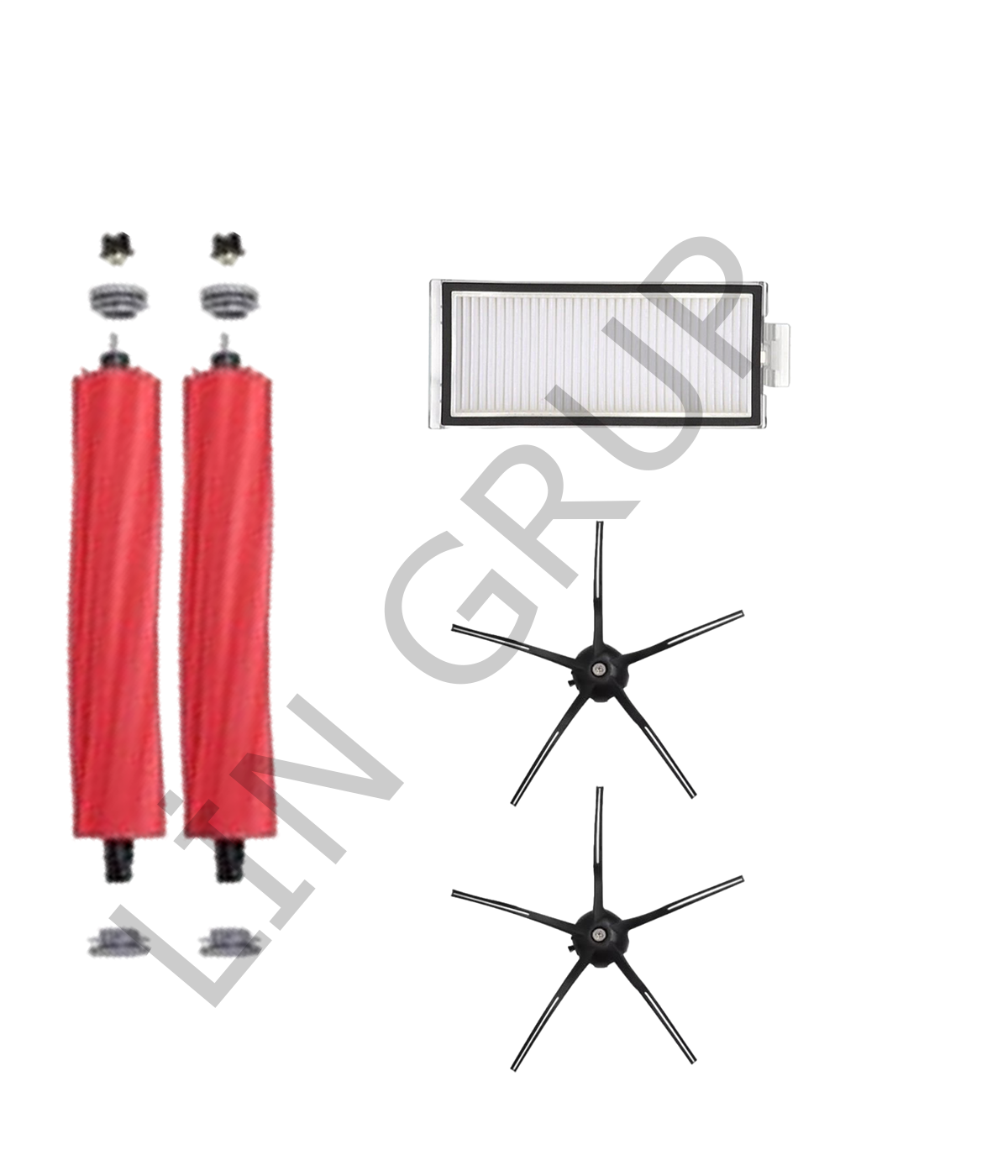 Roborock Q7 Max  Robot Süpürge Uyumlu 5'li Yedek Parça Seti