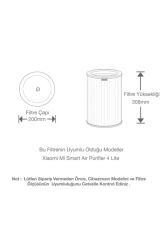 Purmed Xiaomi Smart Air Purifier 4 Lite Hepa Filtre Gri