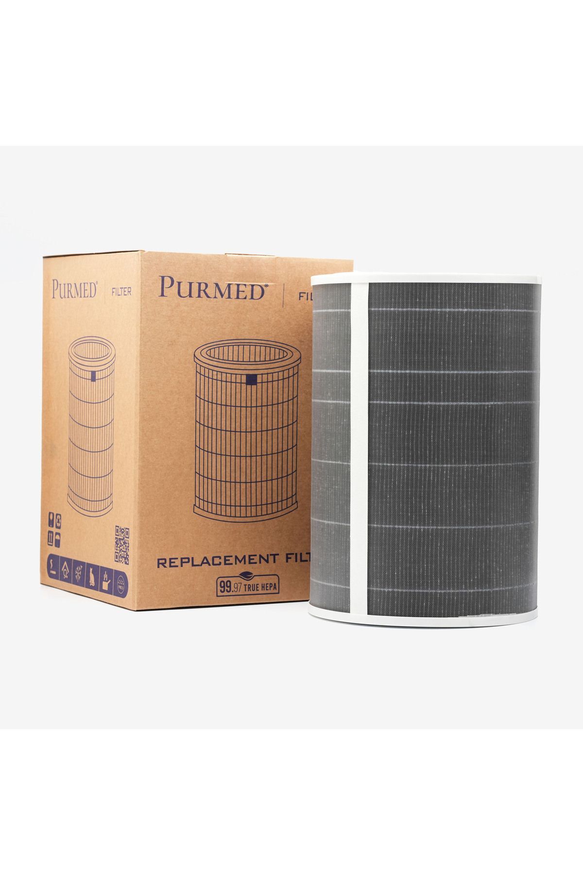 Purmed Xiaomi Smart Air Purifier 4 Lite Hepa Filtre Gri