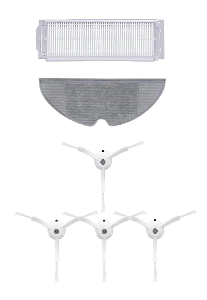 Xiaomi Vacuum Mop 2 Pro (MJST1SHW) Robot Süpürge Uyumlu 6'lı Yedek Parça Seti