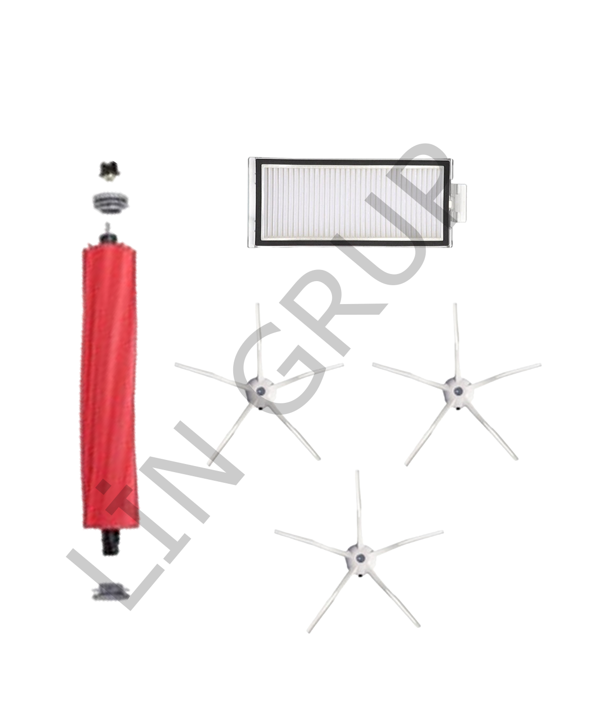 Roborock Q7 Max  Robot Süpürge Uyumlu 5'li Yedek Parça Seti