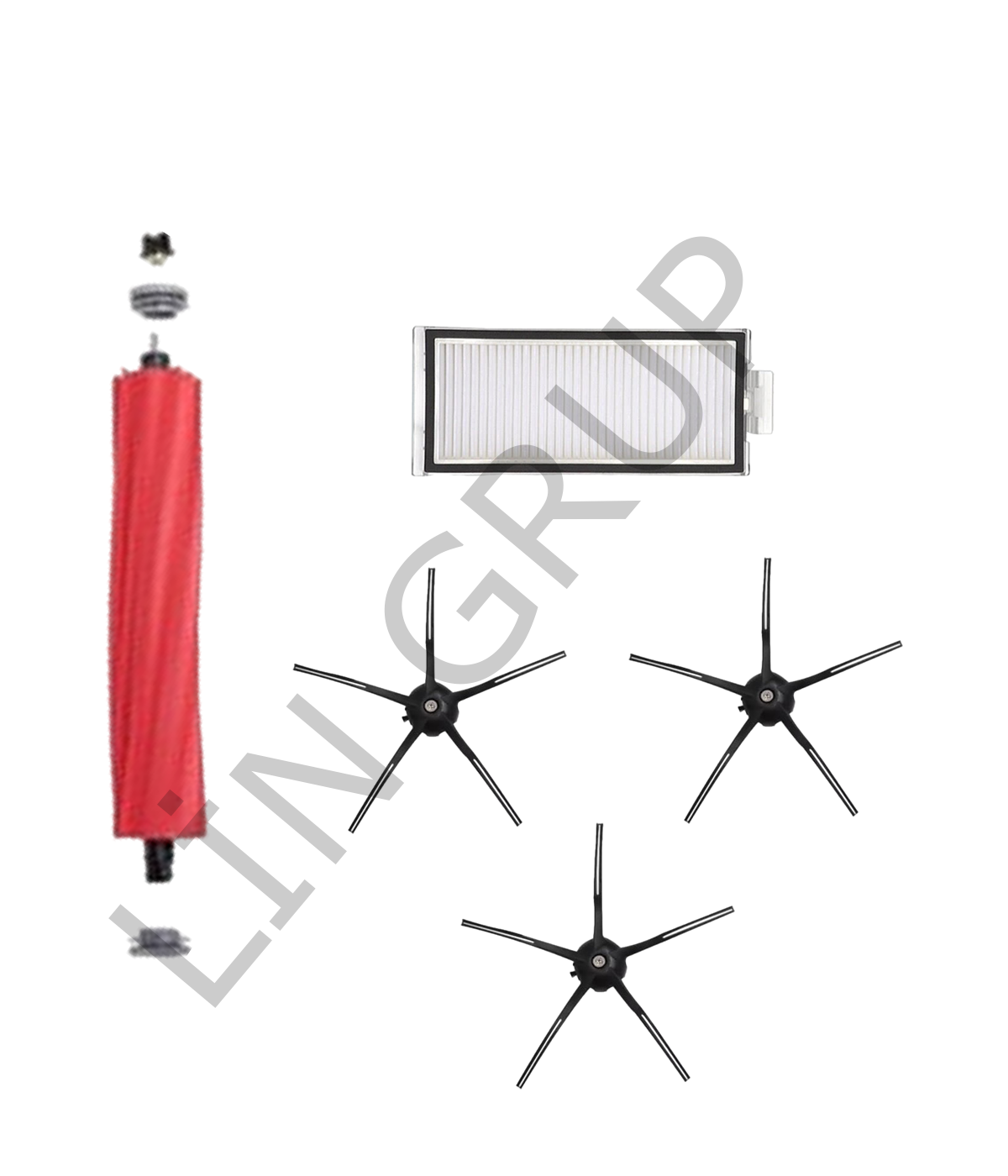 Roborock Q7 Max  Robot Süpürge Uyumlu 5'li Yedek Parça Seti