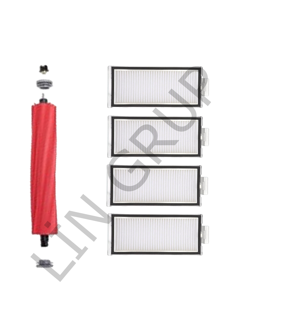 Roborock Q7 Max  Robot Süpürge Uyumlu 5'li Yedek Parça Seti