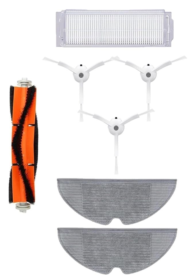 Xiaomi Vacuum Mop 2 Pro (MJST1SHW) Robot Süpürge Uyumlu 7'li Yedek Parça Seti