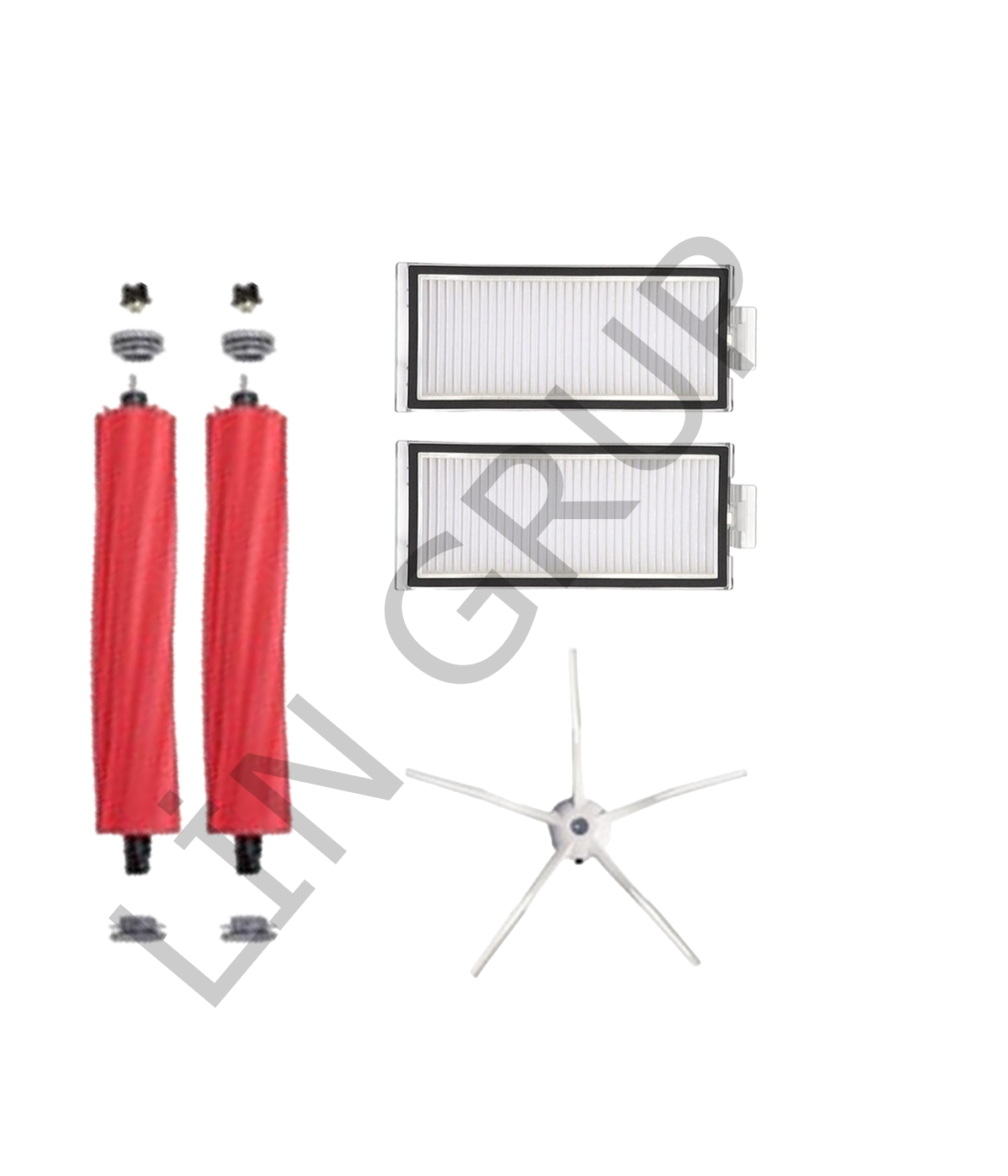 Roborock Q7 Max  Robot Süpürge Uyumlu 5'li Yedek Parça Seti